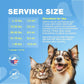 Omega 3 Fish Oil for Dogs and Cats - Healthy Skin and Coat Support Supplement - Omega 3 6 9 EPA DHA Fatty Acids - Itchy Skin, Shedding, Immunity, Joint - Wild Caught Salmon and Pollock Food Topper