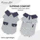 Parisian Pet Preppy Boy Polo Dog Shirt – Puppy Outfits – 100% Cotton Doggie Clothes – Cute Machine Washable Puppy Apparel - Dog Shirts for Large Dogs 2XL