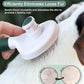 Pet Self-Cleaning Slicker Brush for Dogs & Cats, Deshedding Grooming Comb, Removes Loose Undercoat Hair & Mats, Skin-Friendly Massaging Tool for Long/Short Fur, Large & Small Breeds (Green)