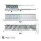 Warren London Precision Tail Comb made with Copper | 7 inches | Rounded Tips Prevent Irritation | Finishing and Fluffing Comb for Grooming Paws Face and Tail | Tear Stain Removal