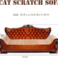 Sofa-Shaped Cat Scratching Couch & Lounge Bed - Thick Cardboard Cat Scratcher Pad (27.6" L x 12.4" W x 11.8" H)