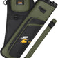 SUNYA Archery Hip Quiver for Arrows. Includes 3 Tubes Arrow Holder, Accessories Pockets and Waist Belt. Fit for Compound and Recurve Bow Practice.