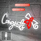 Congrats Graduation Neon Sign - Class of 2025 Graduation Party Decorations,LED Neon Light Up Sign for Photo Backdrop,Graduate Ceremony Wall Decor for High School College Celebration