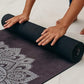 YOGA DESIGN LAB | The Combo Yoga Mat | 2-in-1 Mat+Towel | Eco Luxury | Ideal for Hot Yoga, Power, Bikram, Ashtanga, Sweat | Studio Quality | Includes Carrying Strap!