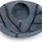 Woolygon Premium Felt Cat Cave Bed – Wool Kitty Beds Handcrafted Kitten Caves Bed for Indoor Cats - Made from 100% Eco-Friendly Merino Wool, Foldable Cat Hidewawy Covered Cat Houses (Enchanted Tree)
