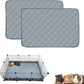 2 Pack Guinea Pig Cage Liners for C&C 2x3 Habitat Washable Guinea Pig Bedding Super Absorbent | Waterproof | Non Slip| Reusable Guinea Pig Pee Pads for Small Animals Cage - 41.3" x 27.6"