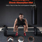 VEVOR 0.56 Inch Thick Gym Floor Tiles, 6 Tiles Rubber Top with EVA Foam, 25" x 25" Gym Flooring Workout Mats with 25 sq.ft Coverage, Interlocking Puzzle Gym Mats for Gym, Home, Garage, Black & White