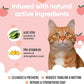 Peach Cat Shampoo - Deep Cleansing Shampoo for Cats - Fruity Scented - with Aloe Vera and B5 (16.90oz)