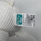 100% Organic Cotton Baby Stuffed Animals White Teddy Bear for Newborn 6.5"