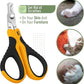 Mr. Pen Cat Nail Trimmer - Cat & Dog Nail Clippers, Claw Trimmer - Orange/Black