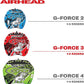 Airhead G-Force Inflatable Towable Tube | 2-4 Rider Models | Dual Tow Points | Full Nylon Cover | Kwik-Connect | Patented Speed Valve | Boat Tubes and Towables