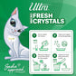 Ultra Fresh Scented Micro Crystals Premium Cat Litter - 99.9% Dust Free, Soft on Paws - 5 Lbs.