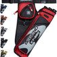 LEGEND XT320 Archery Quivers - Nylon Hip Quivers with 3 Arrow Tube Cases for Target Shooting - Adjustable Waist Belt, T-Slot, Storage Compartments for Accessories, Gear, Tools, Release Tab, Score Card
