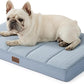 Bedsure Cooling Dog Bed for Small Dogs - Orthopedic Flat Puppy Beds with Removable Washable Cover, Egg Crate Foam Pet Mat, Suitable for Pet Up to 20 lbs