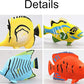 HAPTIME 12PCS Tropical Fish Toys Set, Pastic Cute Sea Life Creatures Learning Educational Toy Party Favors for Boys, Girls, Kids