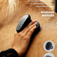Harrison Howard Horse Grooming Kit 11-Piece Equine Care Series Horse Brush Sets with Organizer Tote Bag Tack Room Supplies Shedding Grooming Massaging Tools Black Brushstroke Ponies