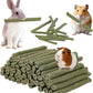 100PCS Timothy Hay Sticks for Rabbits Guinea Pigs Chinchillas Chew Treats, Natural Timothy Grass Molar Teeth Stick Bunny Chew Toys for Rabbits Chinchillas Guinea Pigs Hamsters Rodents