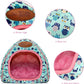 BWOGUE Guinea Pig House Bed Cozy Hamster Cave Large Hideout for Dwarf Rabbits Hedgehog Bearded Dragon Winter Nest Hamster Cage Accessories
