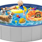Dog Pool for Large Dogs, Foldable Plastic Pool for Dogs Slip-Resistant (XL - 79'' x 16'')