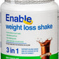 Enable Weight Loss Shake - Rich Chocolate Flavor for Delicious & Nutritious Meal Replacement, 2lb 11oz