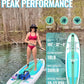 BM Paddle Board Inflatable Stand Up Paddle Board, SUP Paddleboard for Adult, Premium Accessories | Non-Slip EVA Deck & Foam Handles, Camera Mount, Double Action Pump, 85L Travel Backpack