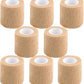 Self Adhesive Bandage Wrap,2 Inch Athletic Tape Breathable Elastic Brown Cohesive Bandages, Vet Wrap Sports Tape for First Aid, Wrist Sprains Protection,Dogs