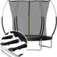 SkyBound 14 FT 12 FT 10FT 8FT 6FT Springless Trampoline for Kids and Adults - Recreational Trampolines with AntiRust Coating - Bungee Cords Outdoor Trampoline for Kids - No-Gap Design Zipper System