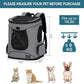 Petsfit Pet Backpack Carrier with Upgrade Waist Cushion Design to Better Fit The Waist, Suitable for Small and Medium Cats, and Rabbits up to 18 Pounds
