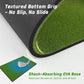 Dual-Turf 45/50MM Golf Hitting Mat, Built-in Ball Tray, Alignment Aid, Golf Mat Practice Outdoor & Indoor, Driving Chipping Putting in Backyard Garage Basement, Gift for Men Dad Golfer