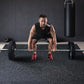 VEVOR 0.56 Inch Thick Gym Floor Tiles, 6 Tiles Rubber Top with EVA Foam, 25" x 25" Gym Flooring Workout Mats with 25 sq.ft Coverage, Interlocking Puzzle Gym Mats for Gym, Home, Garage, Black & White
