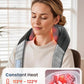 COMFIER 4D Neck Massager for Pain Relief Deep Tissue,Hands-Free Massager for Neck and Shoulder Pain, Wireless Back Massager with Storage Bag, Gift for Mom Dad Women Men