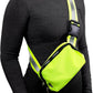 Reflective Belt Bag Night Sash for Night Safety - High Visibility Hip Bag Waist Pack with Large Storage Pouch - Adjustable Night Fanny Pack for Dog Walking, Hiking, Biking