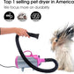 SHELANDY Groomer Partner Pet Hair Force Dryer Dog Grooming Blower with Heater (Pink)