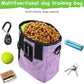 Dog Treat Pouches for Pet Training with Magnetic Closure Treat Pouches for Pet Training,Large Dog Treat Training Pouch and Dog Clicker,Training Treat Pouch Built-In Poop Bag Dispenser-Purple.