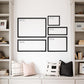 Personalized Dry Erase Wall Calendar with Custom To do list and Notes Organization Sections | Large Whiteboard Calendar (36" W x 24" H, Barnwood Frame)