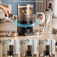 Automatic Cat Feeder for 3 Cats, 6L/25 Cups Smart WiFi Pet Feeder, Strong Anti-Jam System, Dual-Effect Desiccant Cat Food Dispenser, with 10S Voice Recorder for Cats and Small Dog(Black)