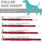 Fida Heavy Duty Dog Collar 1.5” Width, Ultra Soft Neoprene Padded, Adjustable Reflective Nylon Pet Collar with Two Metal Pin Belt Buckle for Large/X-Large Breeds (XL, Red)