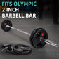 Olympic Cast Iron 2-Inch Weight Plates for Strength Training & Weightlifting, 255 Pounds Set, Multiple Packages