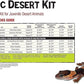 Zilla 10 Gallon Pet Reptile Starter Habitat Kit with Light and Heat for Small Desert Dwelling Animals