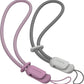 SURPHY 2 Pack Phone Lanyard for Cellphone Case, Phone Wrist Strap for Case, Cellphone Strap with 2-Color Braided, Charm Wrist Lanyard for Women and Men, Lilac Purple & Gray