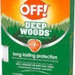 OFF! Deep Woods Insect Repellent Towelettes, Long Lasting Protection from Mosquitoes, Unscented, 12 Count (Pack of 3)