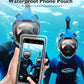VGKE Full Face Snorkel Mask for Adults, 180 Degree HD Panoramic View Snorkeling Gear with Waterproof Phone Pouch, Anti-Leak & Anti-Fog, Breathe Freely Suitable for Men/Women