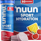 Nuun Sport Electrolyte Tablets with Magnesium, Calcium, Potassium, Chloride & Sodium, Gluten Free & Vegan, Fruit Punch, 8 Pack (80 Servings Total)