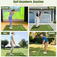 SIOTMERA 23x16IN & 5x4FT Golf Mat, Dual-Turf Golf Hitting Mat with High-Elasticity EVA Anti-Slip Bottom, Anti-Deformation,Reinforced Glue, Ideal for Swing,Chipping Practice,Indoor/Outdoor