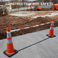 OrangeStar 28 Inch Orange Traffic Cones 8-Pack, Heavy Duty PVC Safety Cones with 2 Reflective Collars, Weighted Base for Highway, Roadwork, Construction, Warehouse Safety, Parking Lots