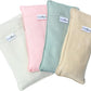 Organic Linen Eye Pillow - Lavender & Flaxseed for Relaxation, Yoga, Stress Relief - Microwavable Heating Pad & Cool Compress - Made in USA - Gifts for Meditation