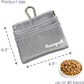 Dog Treat Pouch, Pocket Sized Pet Training Pouch, Hand Free Bronze Dog Walking Bag with Carabiner, Self-Closing Pet Feed Snack Reward, for Puppy Travel or Outdoor Use, NanoPTC