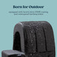 Orthopedic Dog House - Outdoor Waterproof Dog Shelter w/Porch - Indoor Pet House w/Egg-Crate Foam - Cooling - Machine Washable - Ideal for Large Breeds & Fits 36-Inch Crate - 35"x22"
