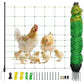 Electric Fence Netting, 164'L x 35.4" H Electric Fence Kit for Livestock, Goat, Dog, Hogs, Double Spiked Portable Electric Poultry Farm Fence, Electric Mesh Fence