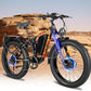 Electric Bike for Adults, 5000W Peak Dual Motor Ebike, 60V 26AH Long Range Dirtbike, 26" Fat Tires for All Terrain Electric-Bicycle, 45MPH-Hunting-Ebike for Off-Road Snow Sand